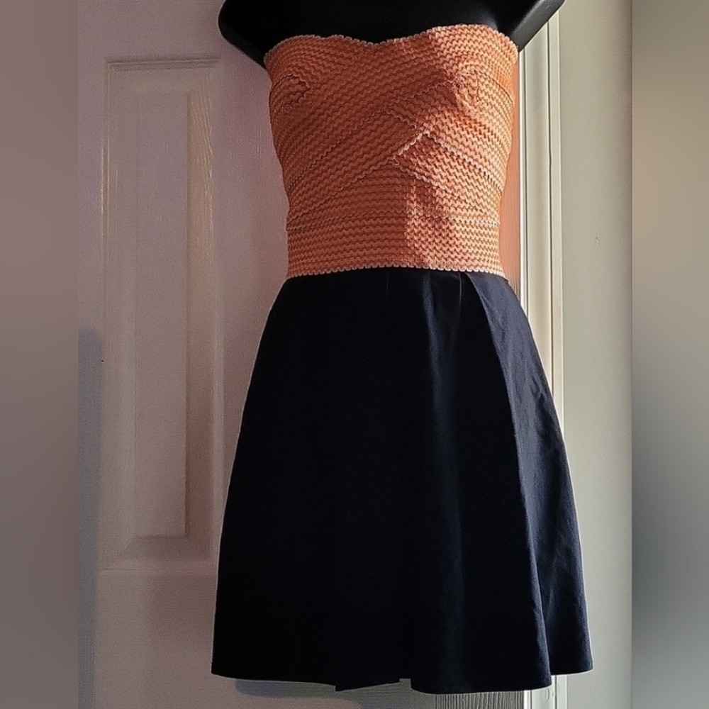 Love Point women's dress multicolor strapless size M